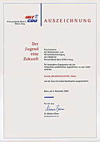 Auszeichnung durch Dr. Norbert Blüm.